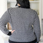 Big City Nights Checkered Cardigan