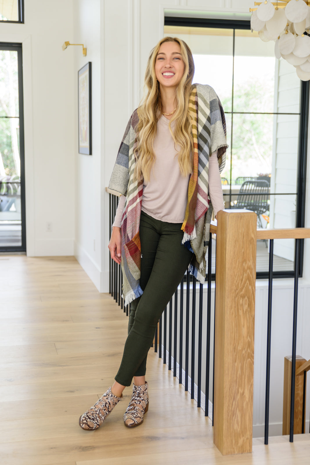 Mid Rise Billie Skinny Jeans - Olive