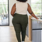 Mid Rise Billie Skinny Jeans - Olive
