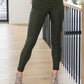 Mid Rise Billie Skinny Jeans - Olive