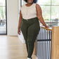 Mid Rise Billie Skinny Jeans - Olive