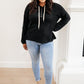 Black Hawk Waffle Knit Hoodie