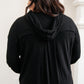 Black Hawk Waffle Knit Hoodie