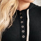 Black Hawk Waffle Knit Hoodie