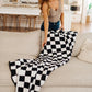 Penny Blanket Single Cuddle Size in Black Check