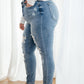 Judy Blue Bleach Splash Destroyed Skinnies