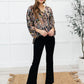 RACK SALE Blossom Bliss Top in Black - MEDIUM
