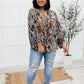 RACK SALE Blossom Bliss Top in Black - MEDIUM