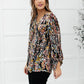 RACK SALE Blossom Bliss Top in Black - MEDIUM