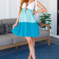 Blue Skies Tiered Dress