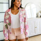 Judy Blue Mid Rise Cut Off Blush Shorts