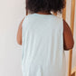 Boho Baby Doll Tank in Sea Foam