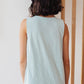 Boho Baby Doll Tank in Sea Foam