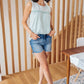 Boho Baby Doll Tank in Sea Foam