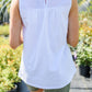 Boho Baby Doll Tank in White