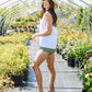 Boho Baby Doll Tank in White