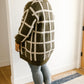 Bold Lines Cardigan in Olive