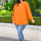 Bop To The Top Puff Sleeve Blouse In Caramel