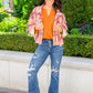 Bop To The Top Puff Sleeve Blouse In Caramel