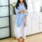 Borrowed Forever Striped Button Down