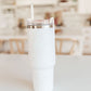 Boss Babe 40 oz Stainless Steel Tumbler in Marbled Mauve