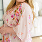 Bouquet a Day Floral Peplum Top