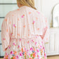 Bouquet a Day Floral Peplum Top