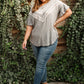 Break Away Top In Gray