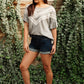 Break Away Top In Gray