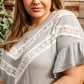 Break Away Top In Gray