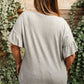 Break Away Top In Gray