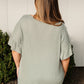 Break Away Top In Sage