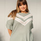Break Away Top In Sage
