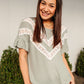 Break Away Top In Sage