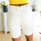Judy Blue Mid Rise Cuffed Bermuda Shorts
