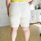 Judy Blue Mid Rise Cuffed Bermuda Shorts