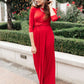 Bri Maxi Dress in Burgundy