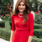 Bri Maxi Dress in Burgundy