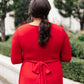 Bri Maxi Dress in Burgundy