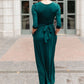Bri Maxi Dress in Hunter Green