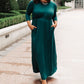 Bri Maxi Dress in Hunter Green
