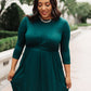 Bri Maxi Dress in Hunter Green
