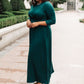Bri Maxi Dress in Hunter Green