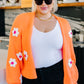 Bright Flower Child Floral Cardigan