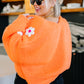 Bright Flower Child Floral Cardigan