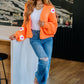 Bright Flower Child Floral Cardigan