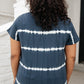 Bright Lights Tie Dye Top in Navy