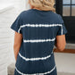 Bright Lights Tie Dye Top in Navy
