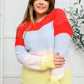 Bright Striped Knit Sweater