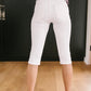 Bright White Capris